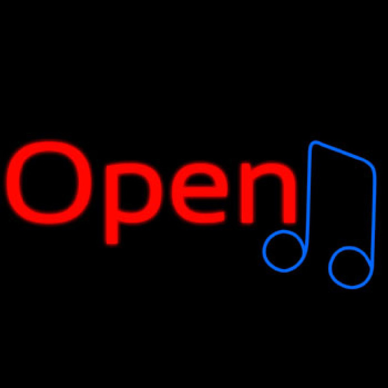 Open Music Neontábla