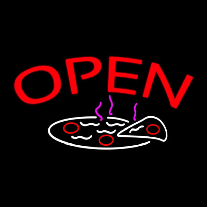Open Pizza Neontábla