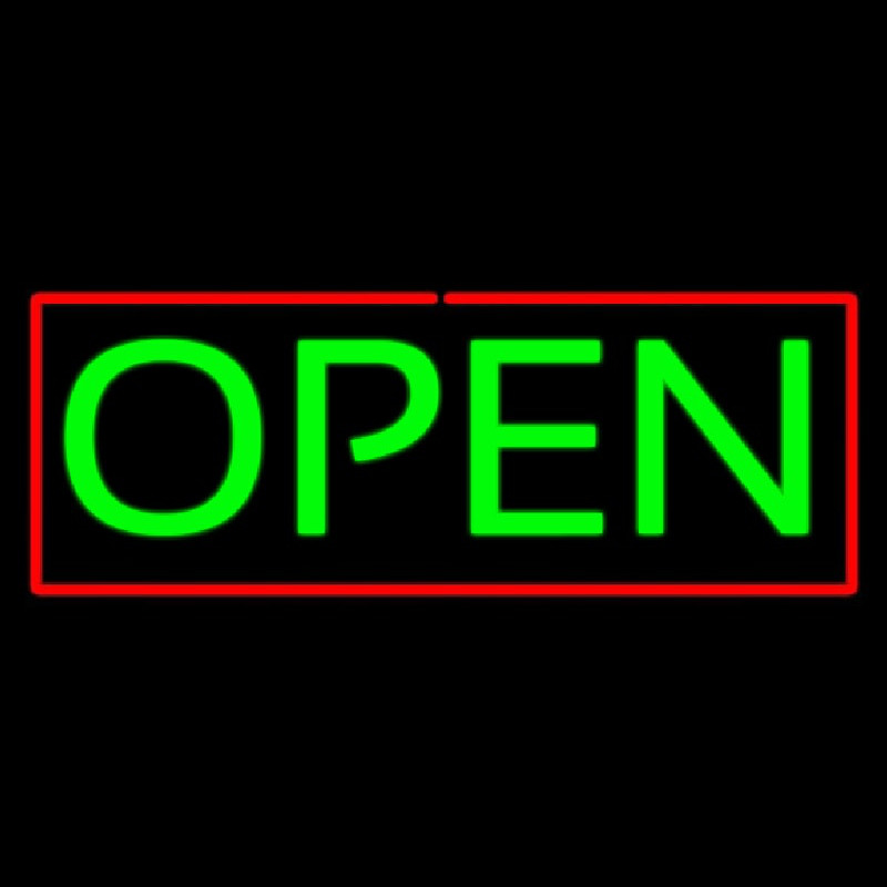 Open Rg Neontábla