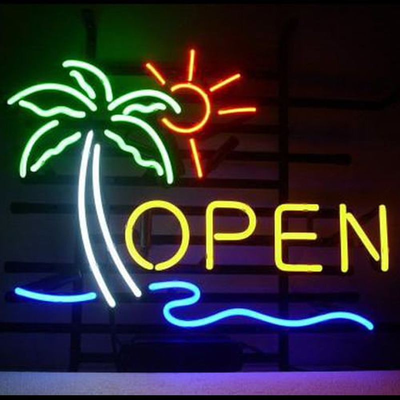 Open Sign Neontábla