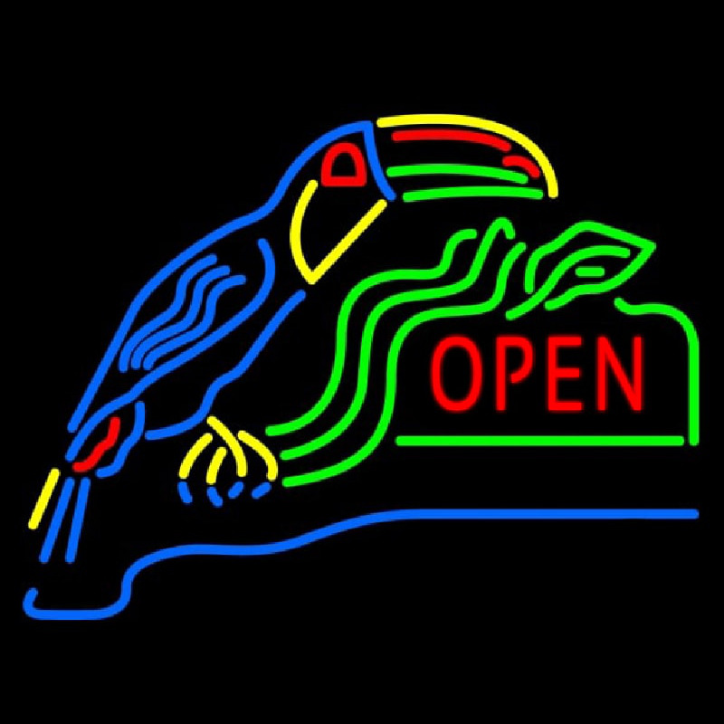 Open With Parrot Neontábla