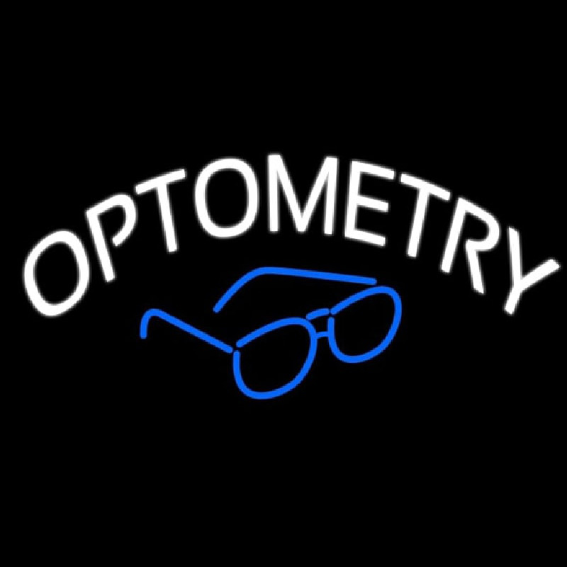 Optometry With Glass Logo Neontábla