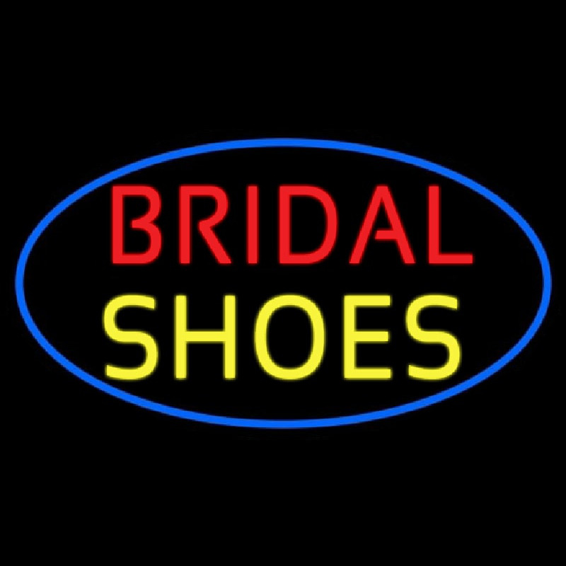 Oval Bridal Shoes Neontábla