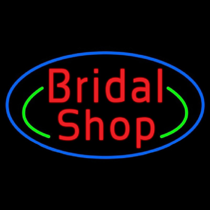 Oval Bridal Shop Neontábla