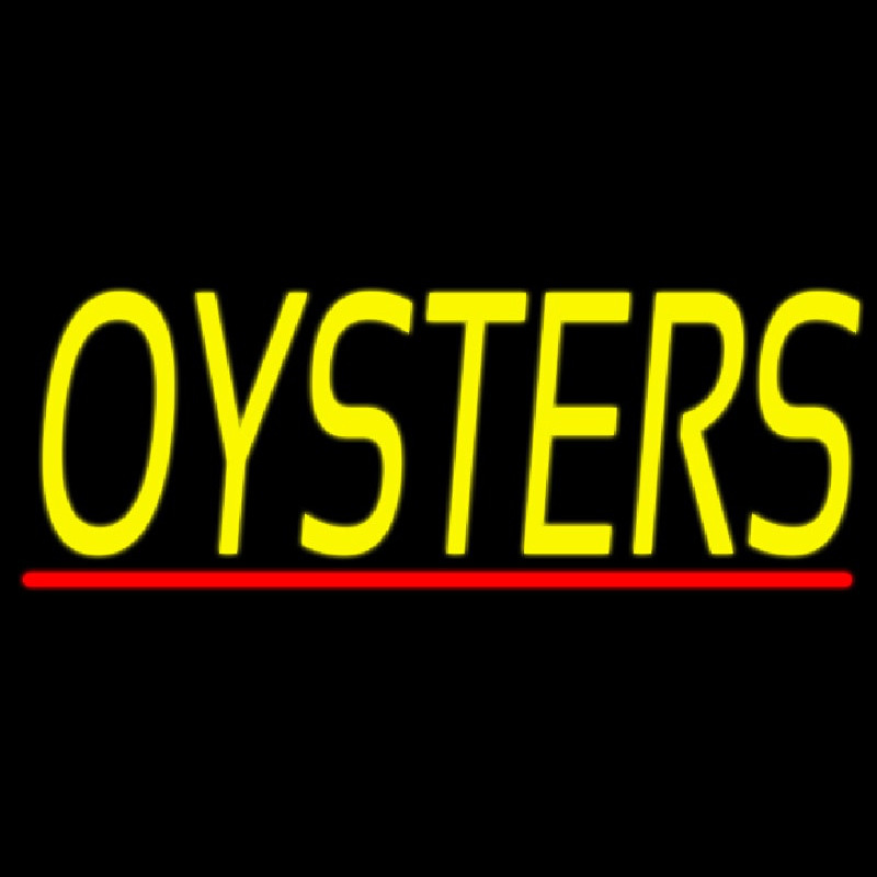 Oysters Block 1 Neontábla