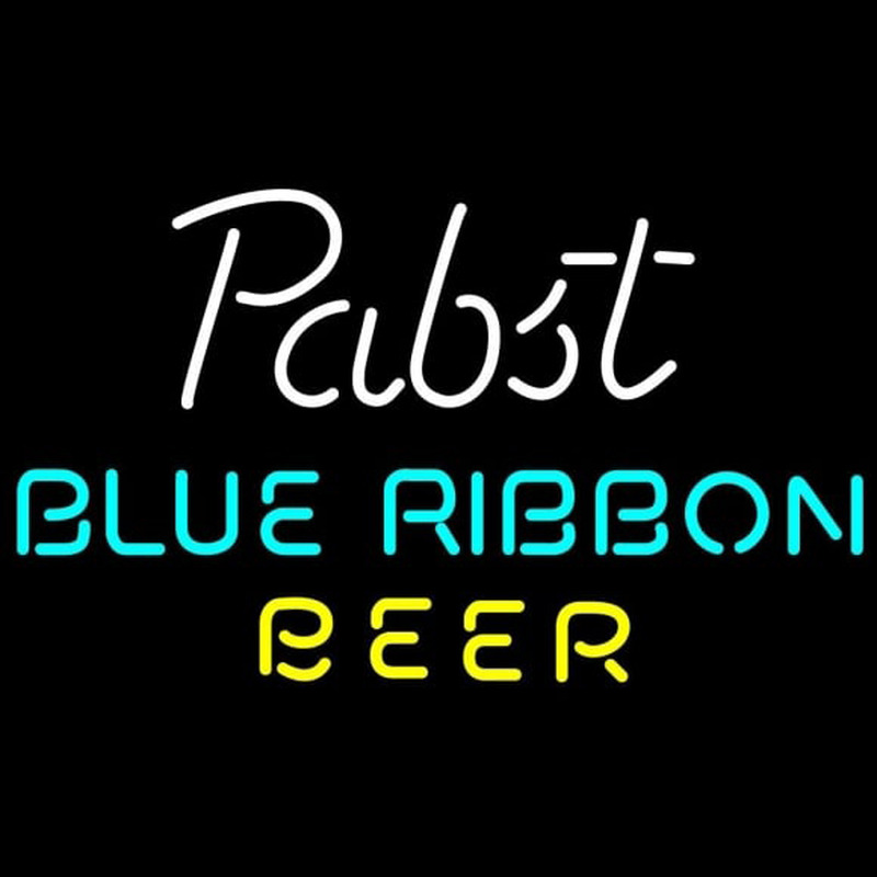 Pabst Blue- Ribbon Beer Te t Beer Sign Neontábla