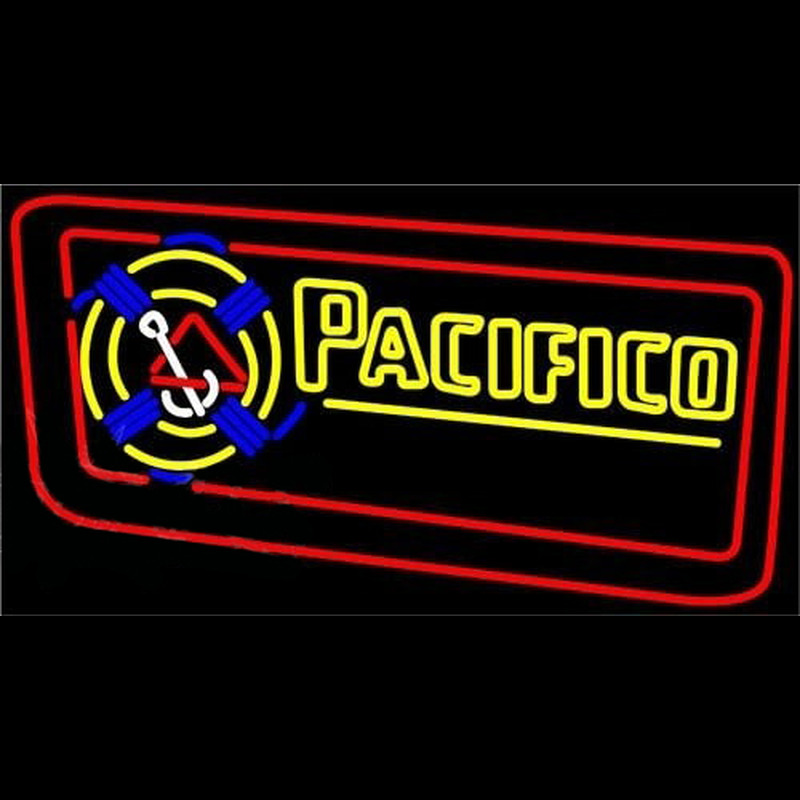 Pacifico Rope Inlaid Beer Sign Neontábla