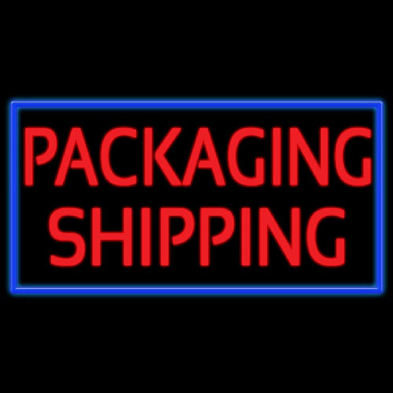 Packaging Shipping Neontábla