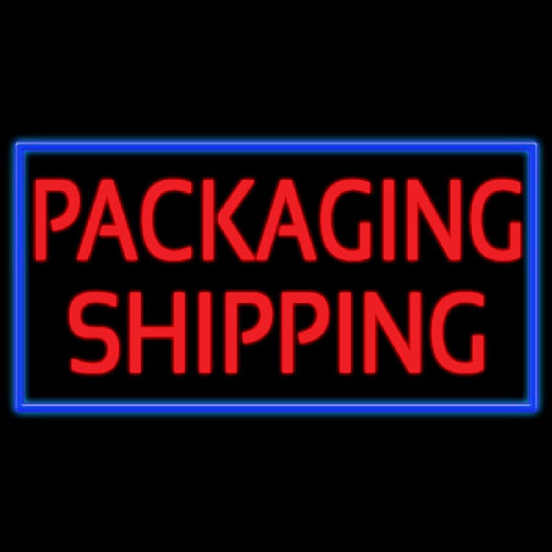 Packaging Shipping Neontábla