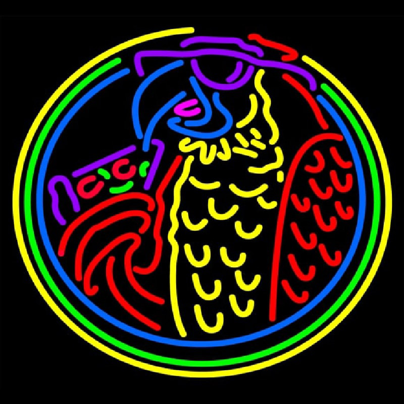 Parrot Martini Logo Neontábla