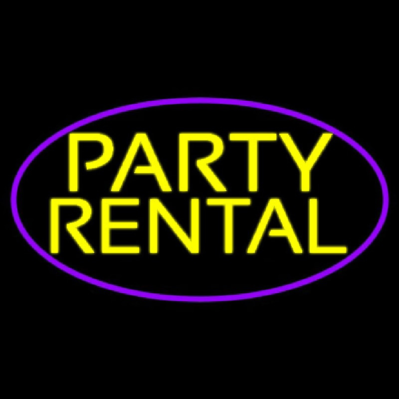 Party Rental 2 Neontábla