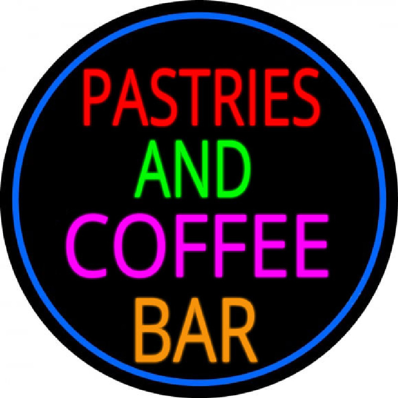 Pastries N Coffee Bar Neontábla