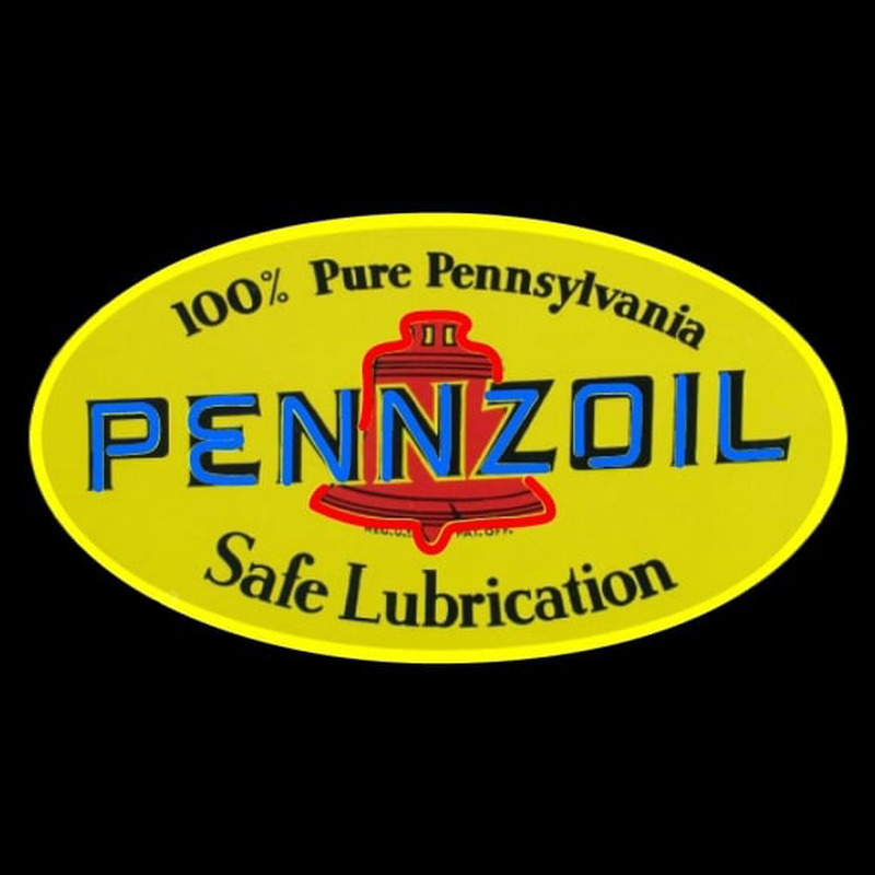 Pennzoil Safe Lubrication Neontábla