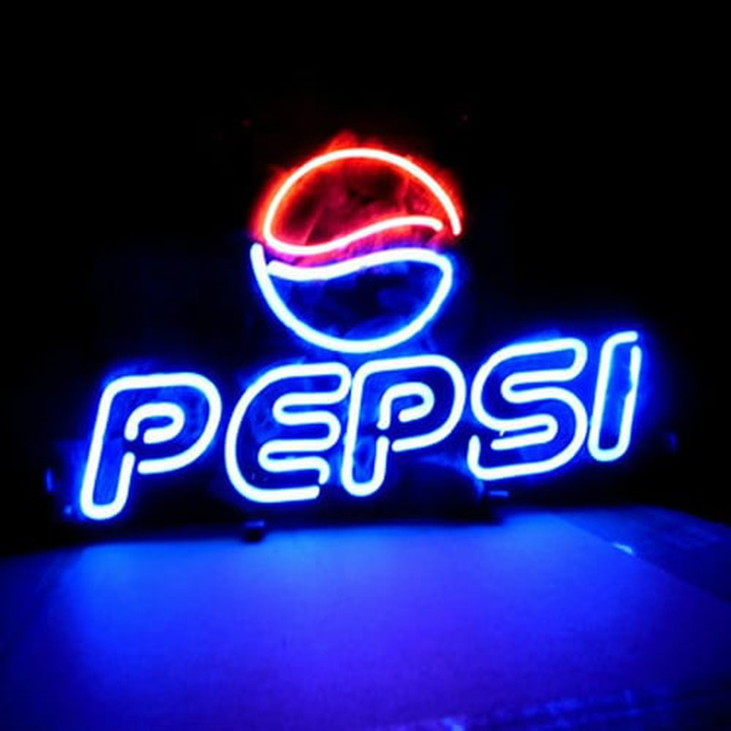 Pepsi Soda Sör Kocsma Nyitva Neontábla
