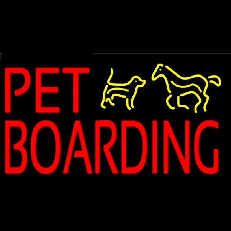 Pet Boarding 1 Neontábla
