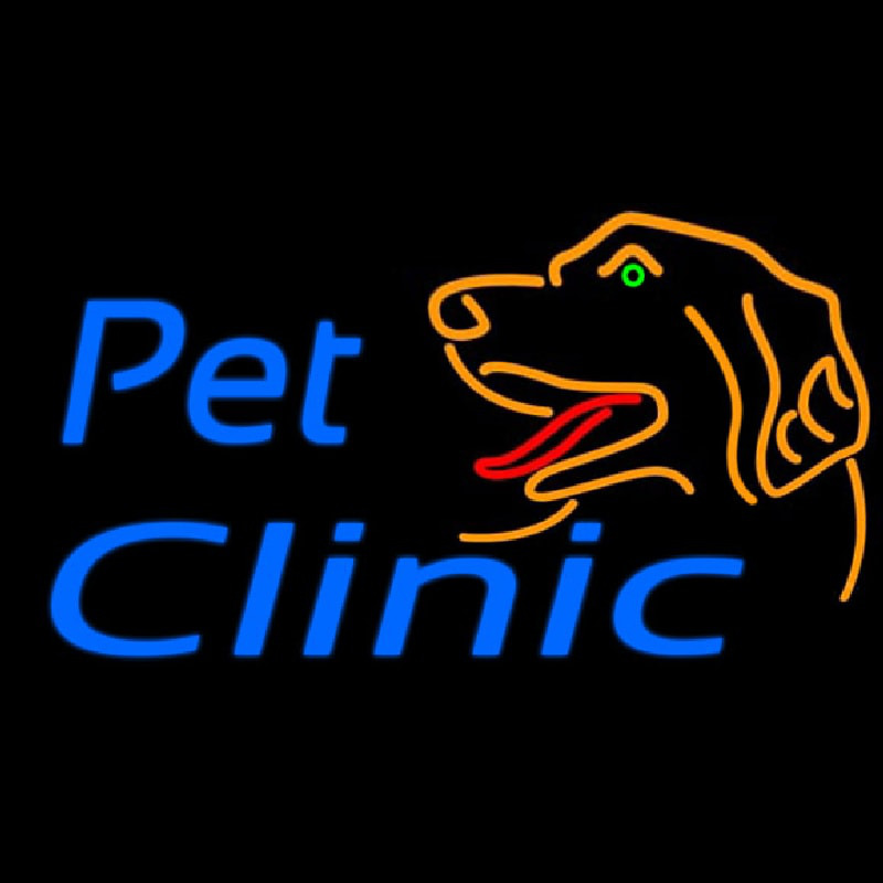 Pet Clinic And Care Neontábla