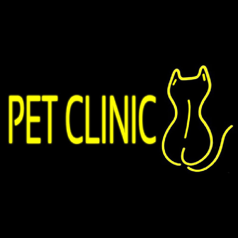Pet Clinic Neontábla