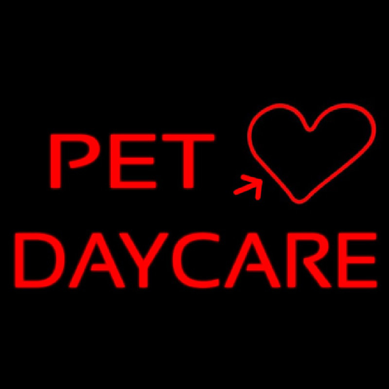 Pet Daycare Neontábla