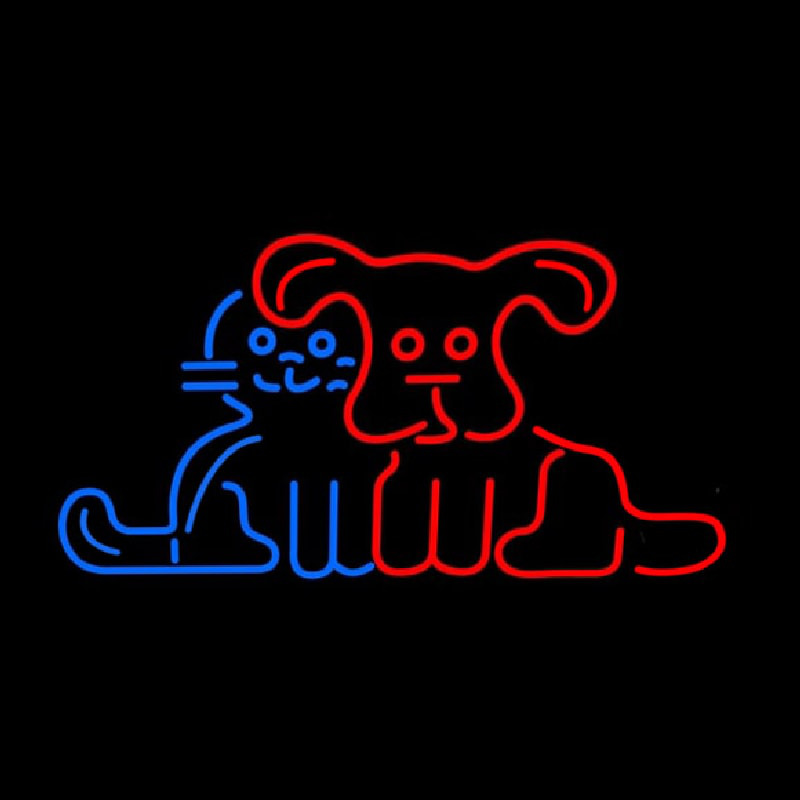Pet Dog Logo Neontábla