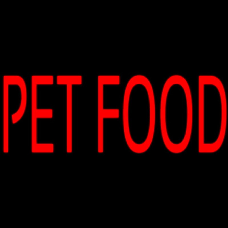 Pet Food Block Neontábla