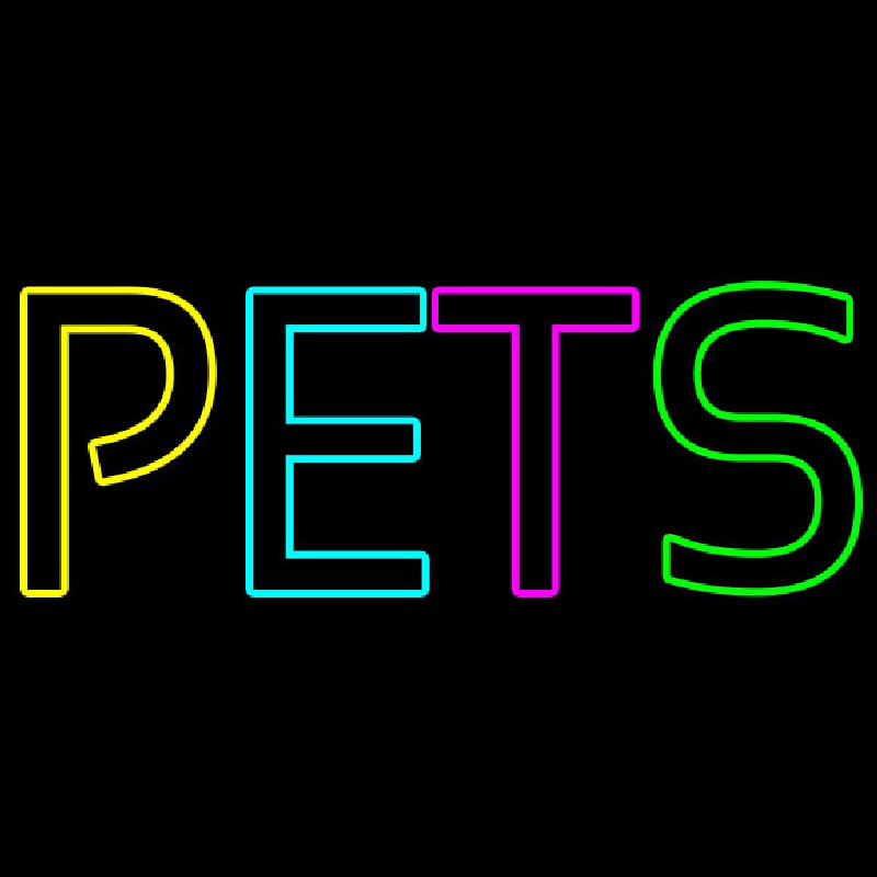 Pets Neontábla