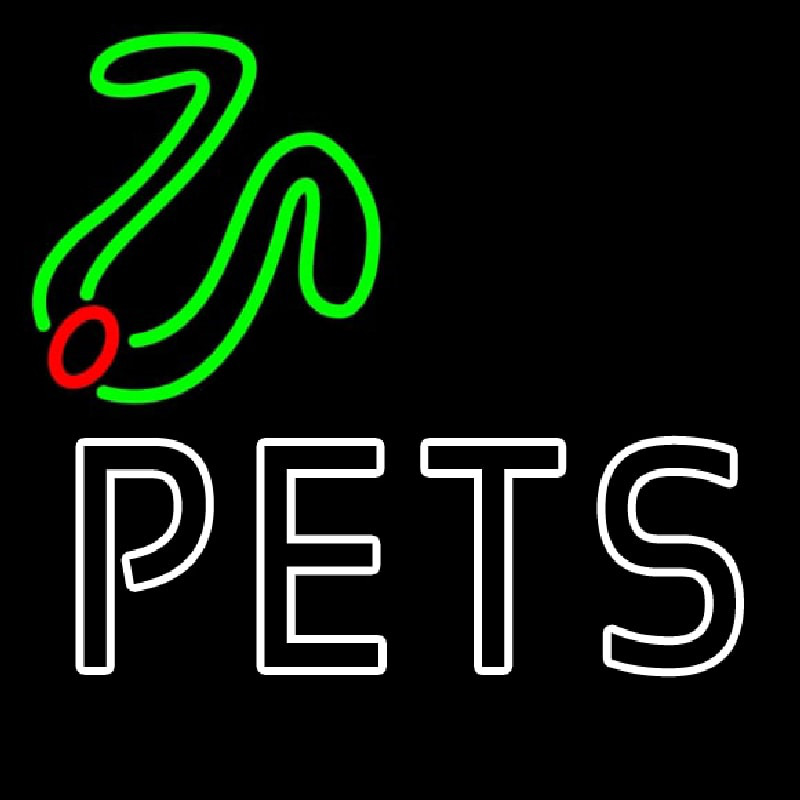 Pets Neontábla