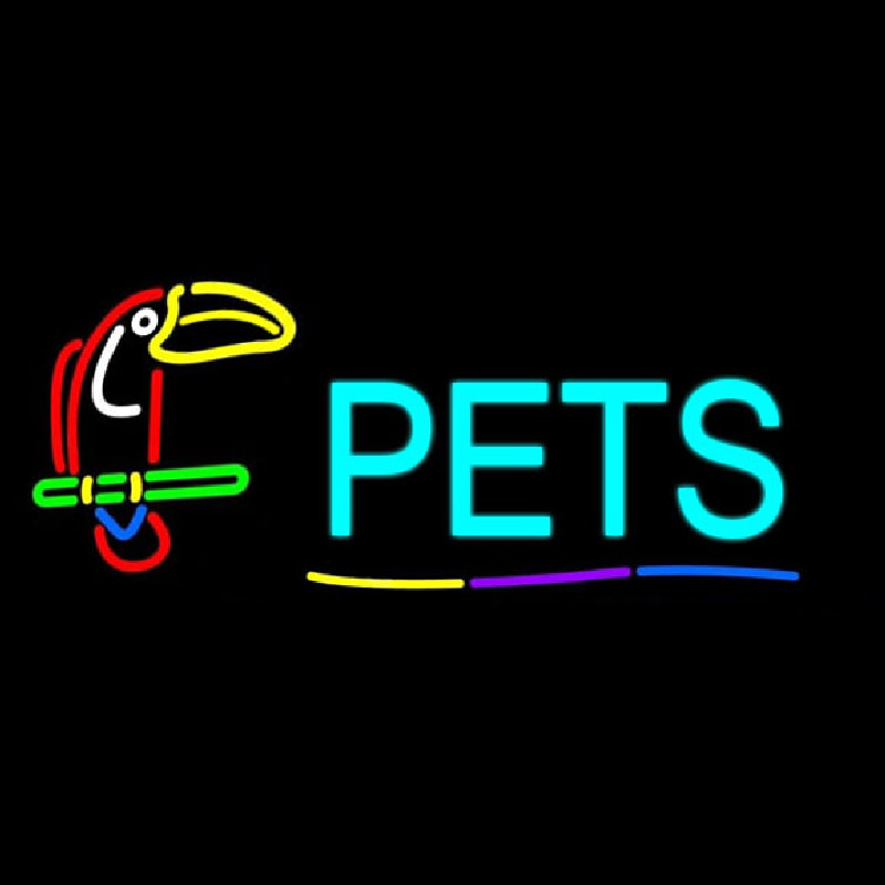 Pets With Logo Neontábla