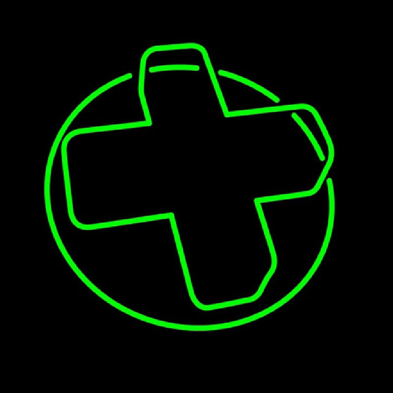 Pharmacy Green Cross Neontábla