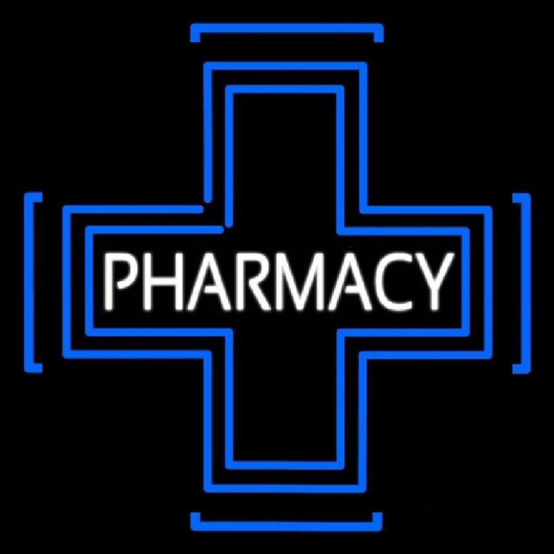 Pharmacy Inside Plus Logo Neontábla