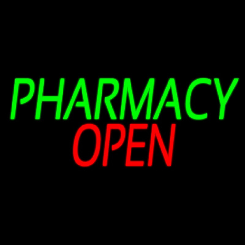 Pharmacy Open Neontábla