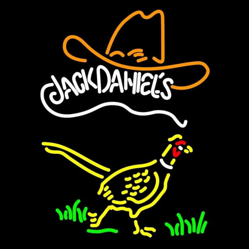 Pheasant and Jack Daniels Neontábla