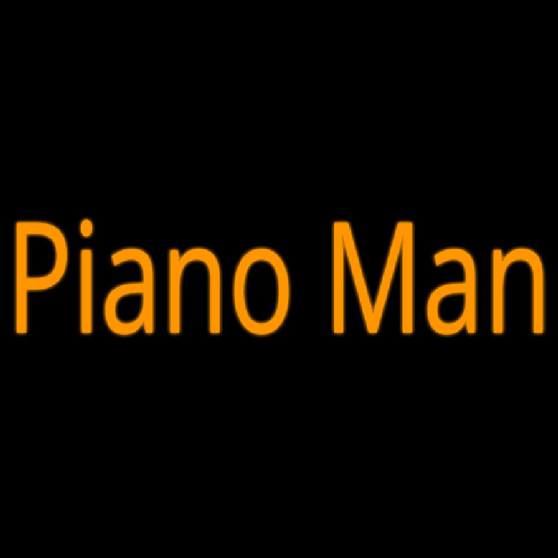 Piano Man Neontábla