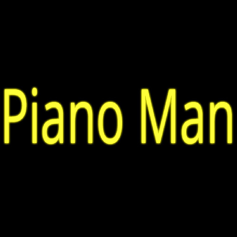 Piano Man Neontábla