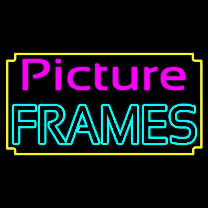 Picture Frames Neontábla