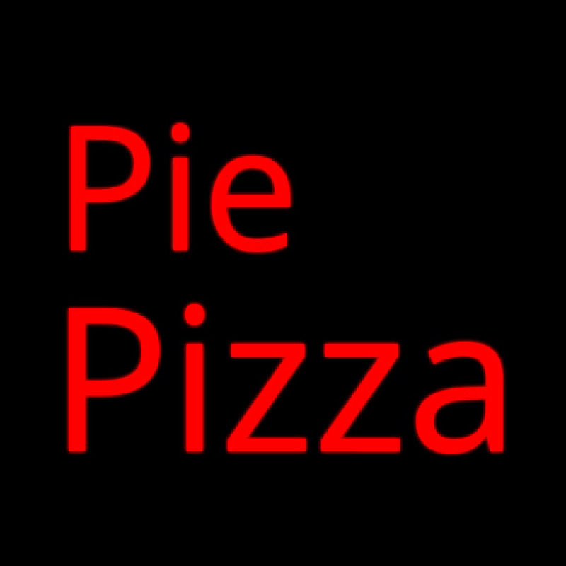 Pie Pizza Neontábla