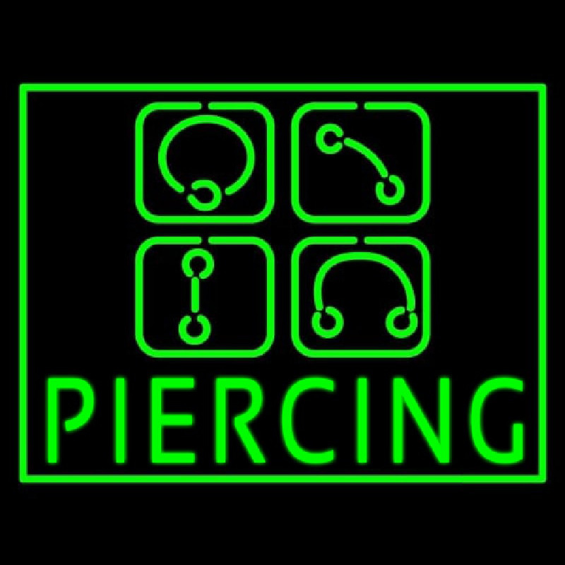 Piercing Neontábla