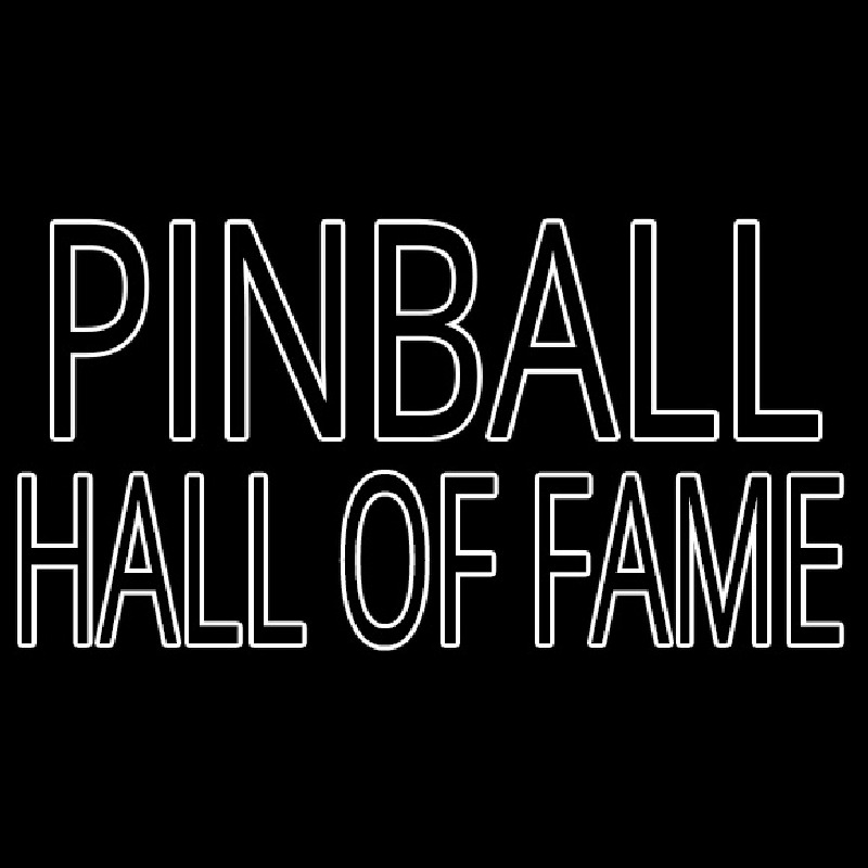 Pinball Hall Of Fame Neontábla