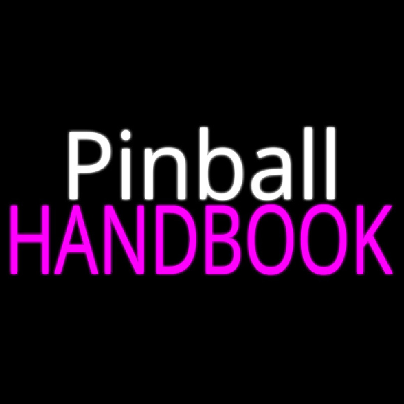 Pinball Handbook 2 Neontábla