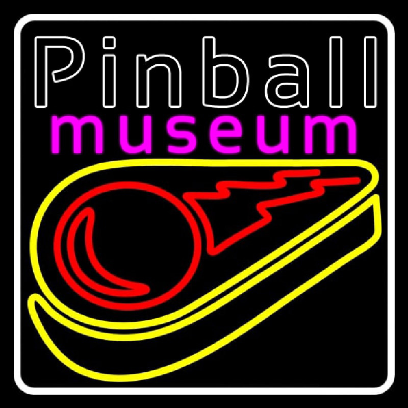 Pinball Museum 1 Neontábla