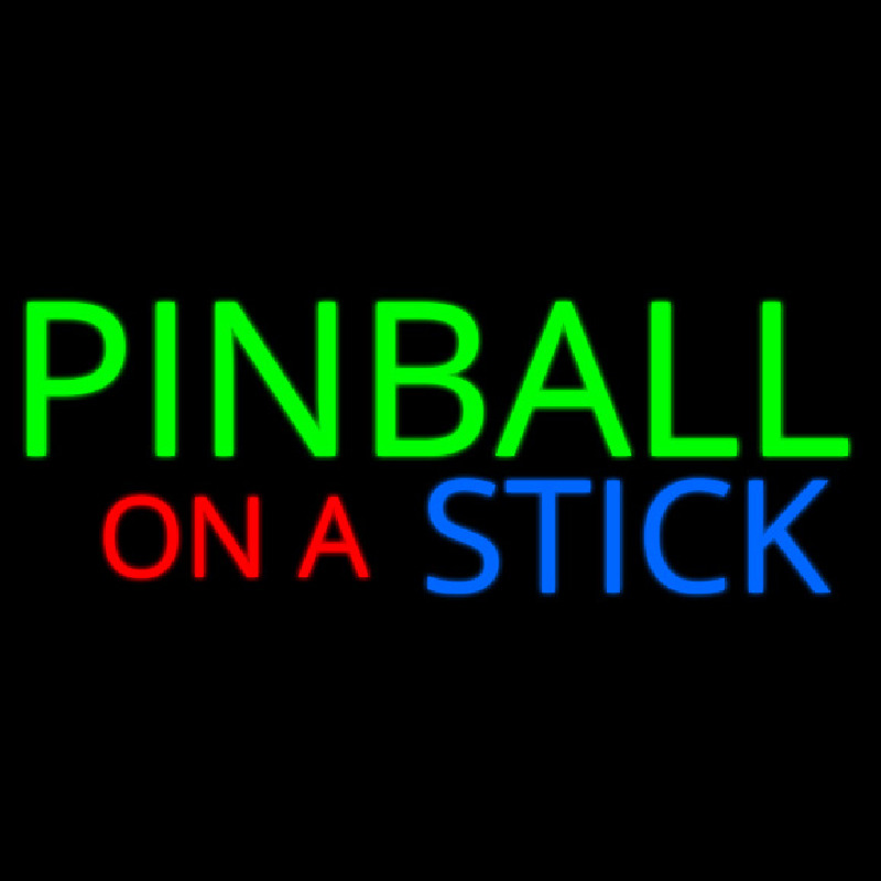 Pinball On A Stick 1 Neontábla
