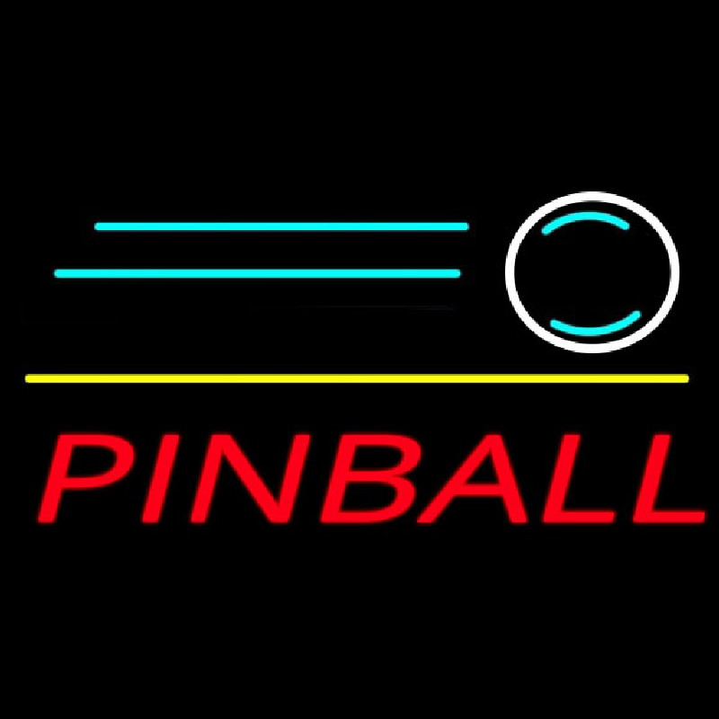 Pinball Shot Neontábla