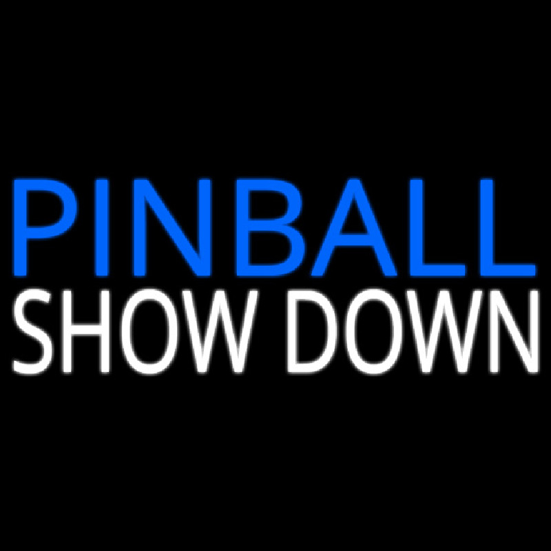 Pinball Showdown 1 Neontábla