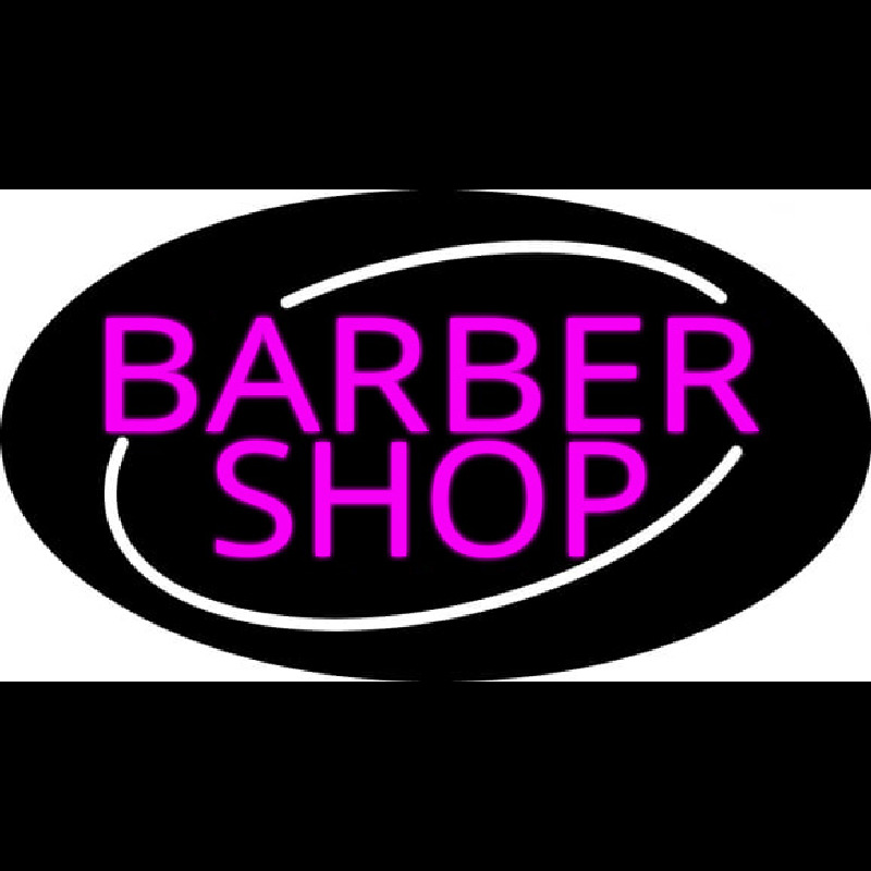 Pink Barber Shop Neontábla