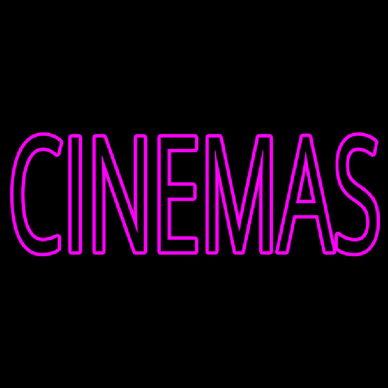 Pink Cinemas Block Neontábla