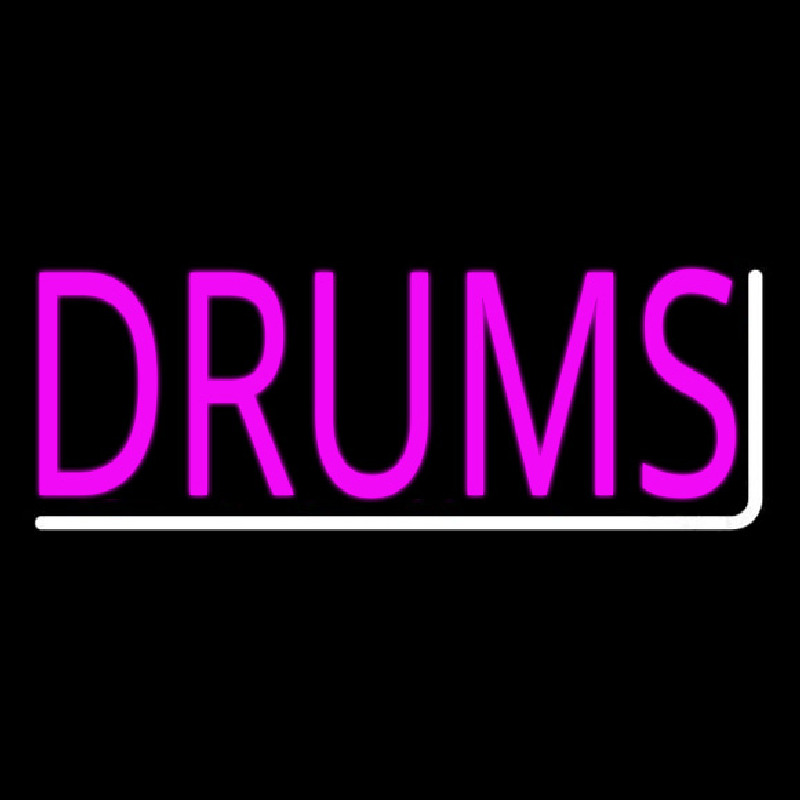 Pink Drums Neontábla