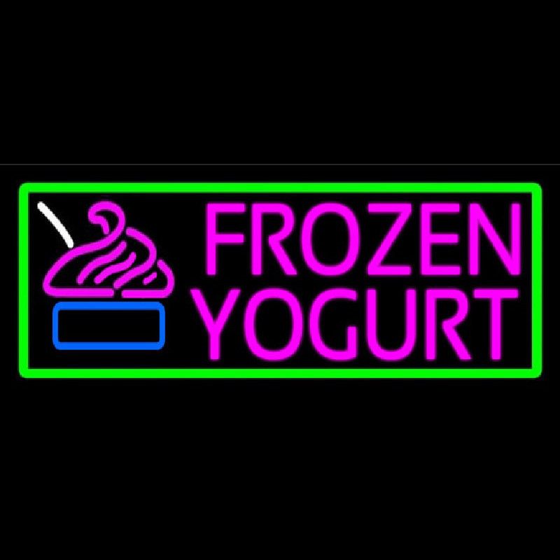 Pink Frozen Yogurt Neontábla