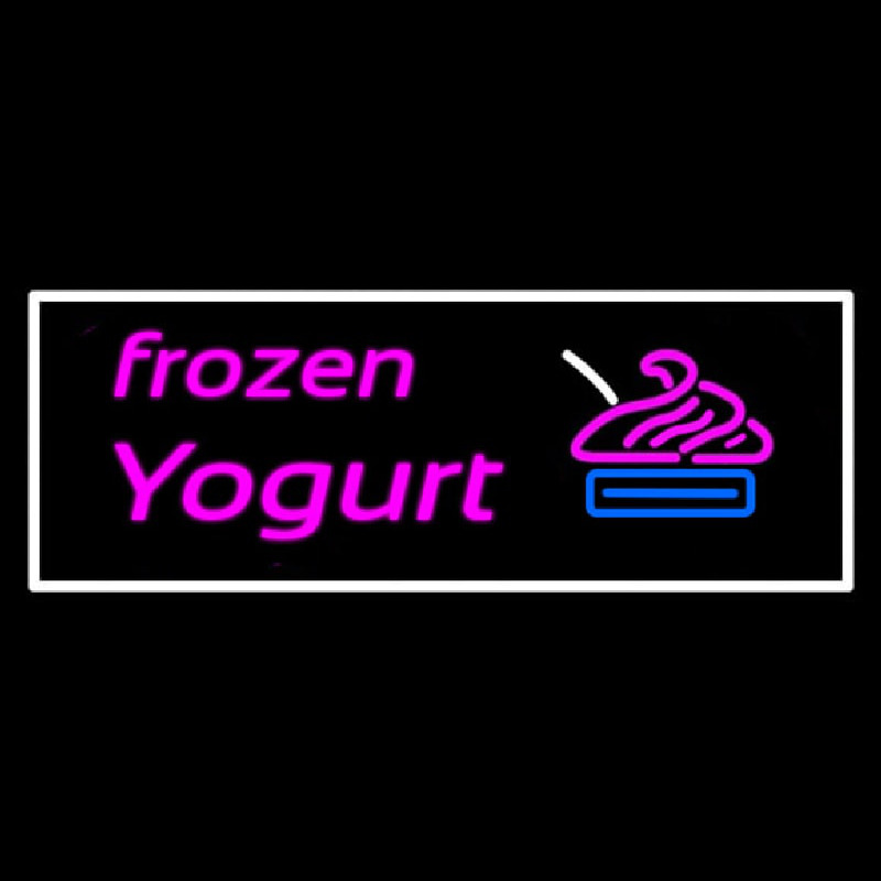 Pink Frozen Yogurt Neontábla