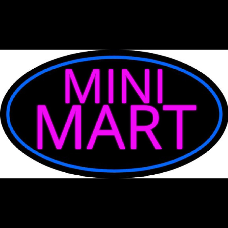 Pink Mini Mart Neontábla
