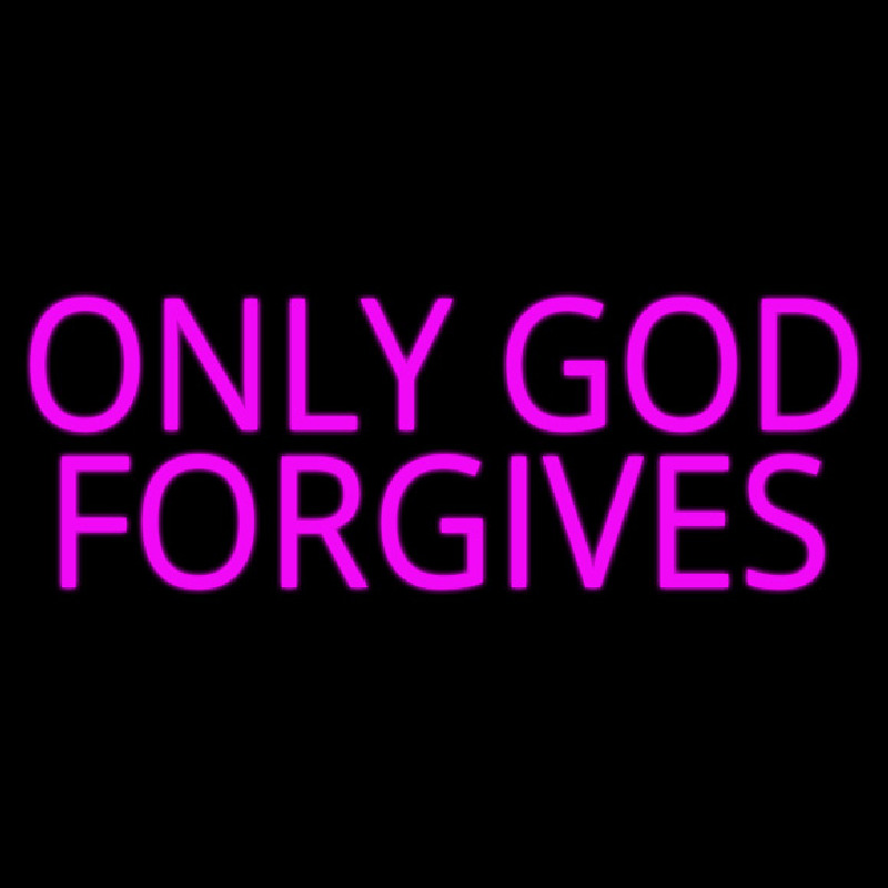 Pink Only God Forgives Neontábla