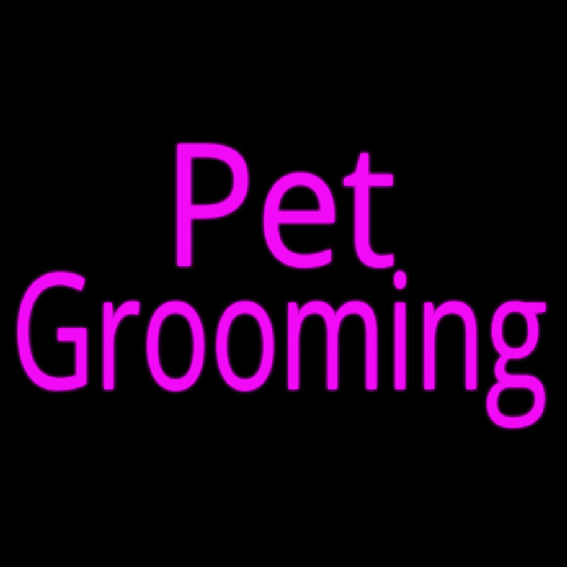 Pink Pet Grooming Neontábla